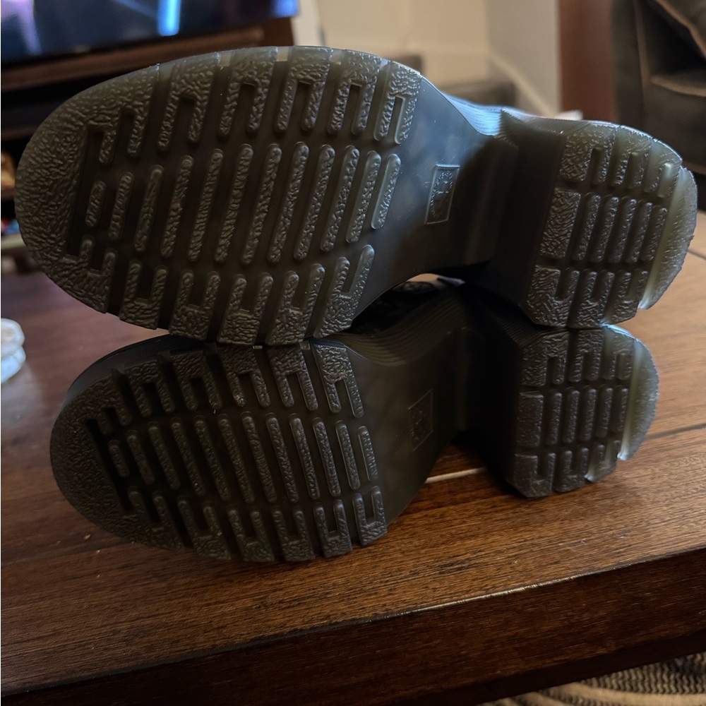 Dr. Martens Black Double Strap Mary Jane Eviee Shoes 5 - Picture 4 of 5